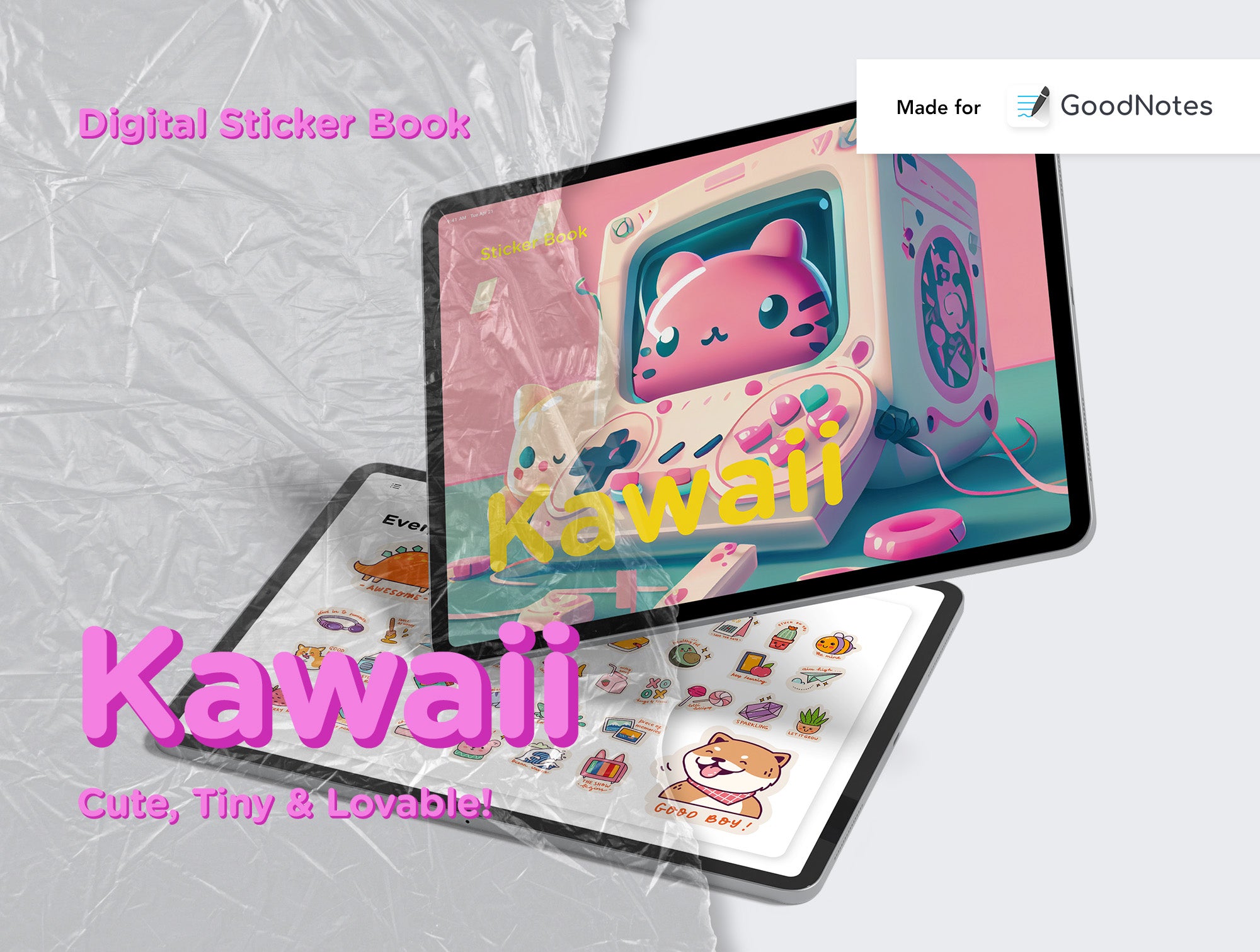 Kawaii Digital Sticker Book
