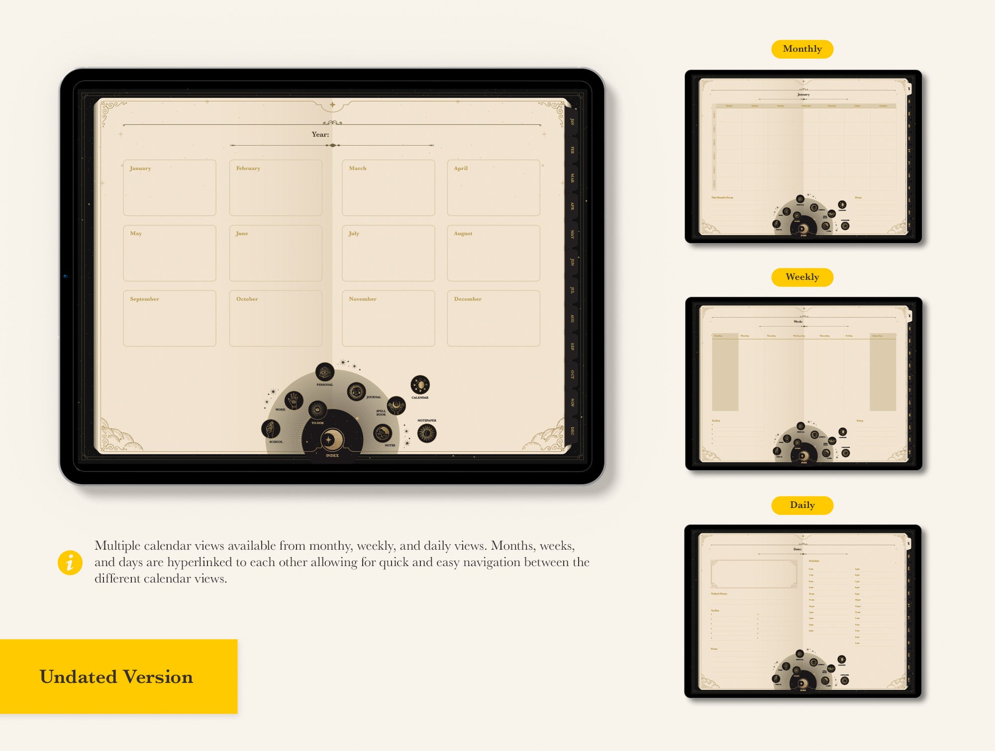Life+ Arcane Undated Digital Planner