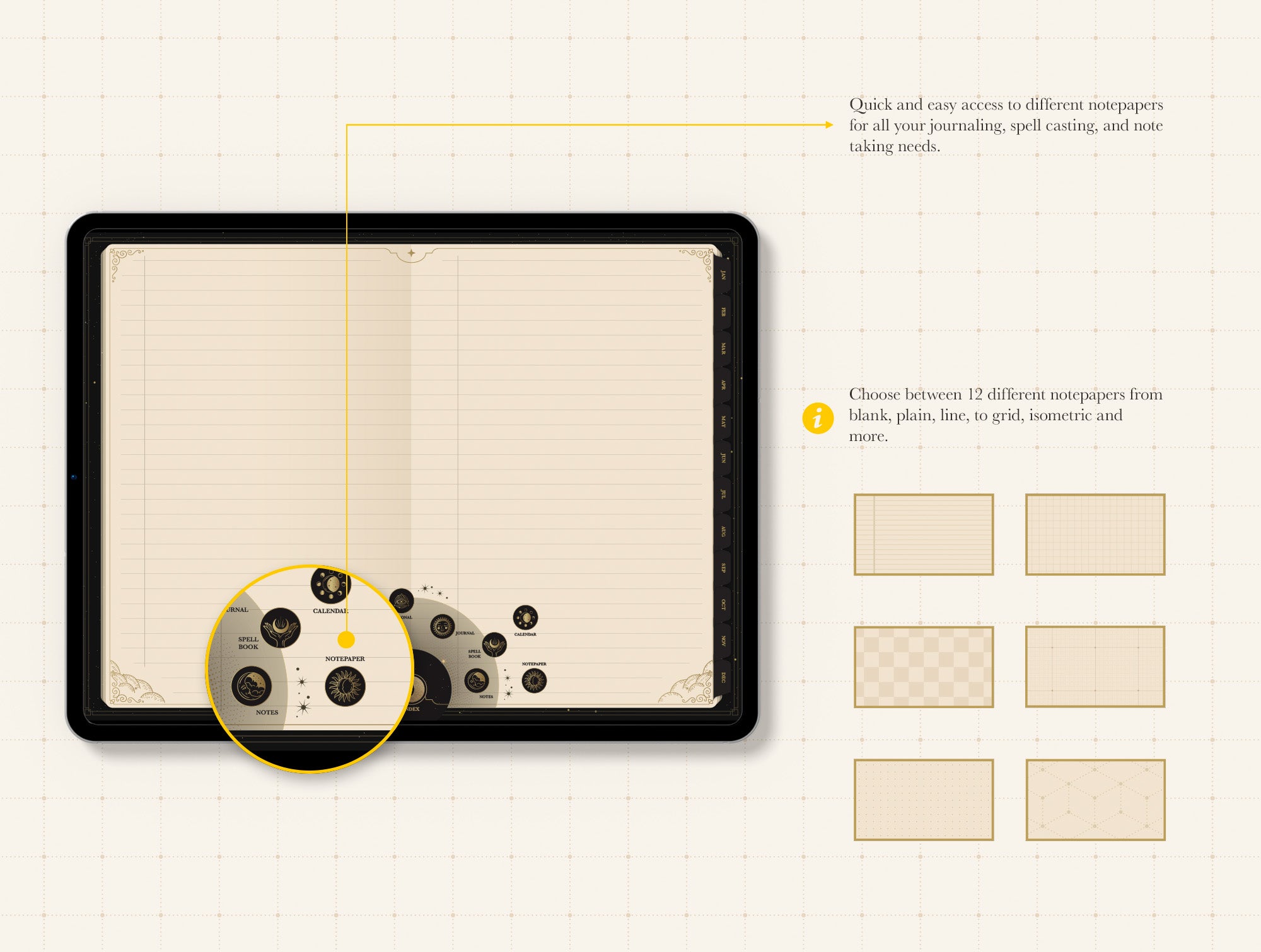 Life+ Arcane Undated Digital Planner