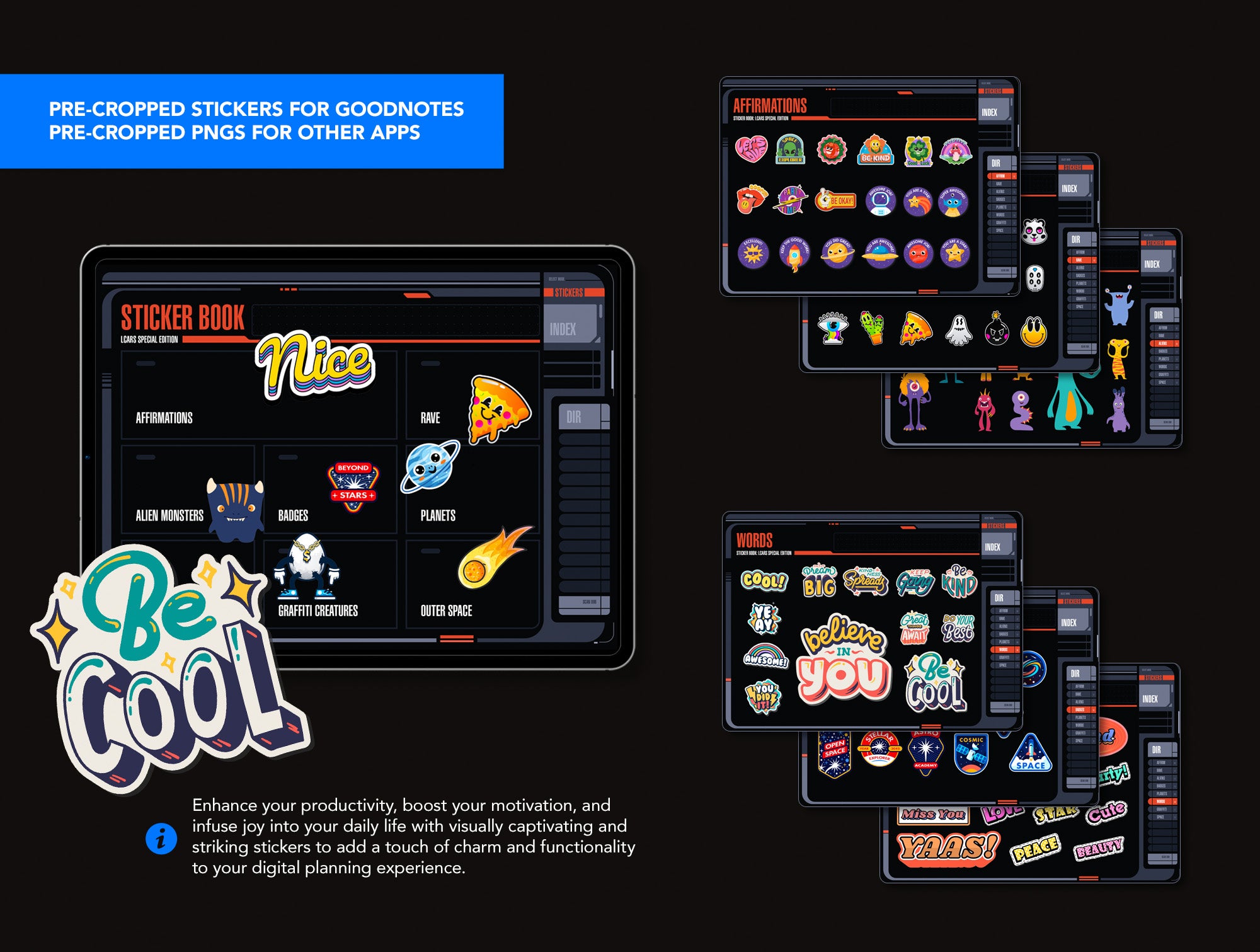 Life+ LCARS Undated Digital Planner