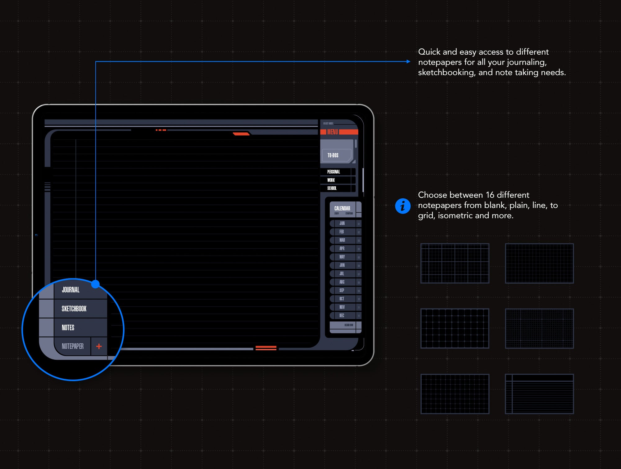 Life+ LCARS Undated Digital Planner