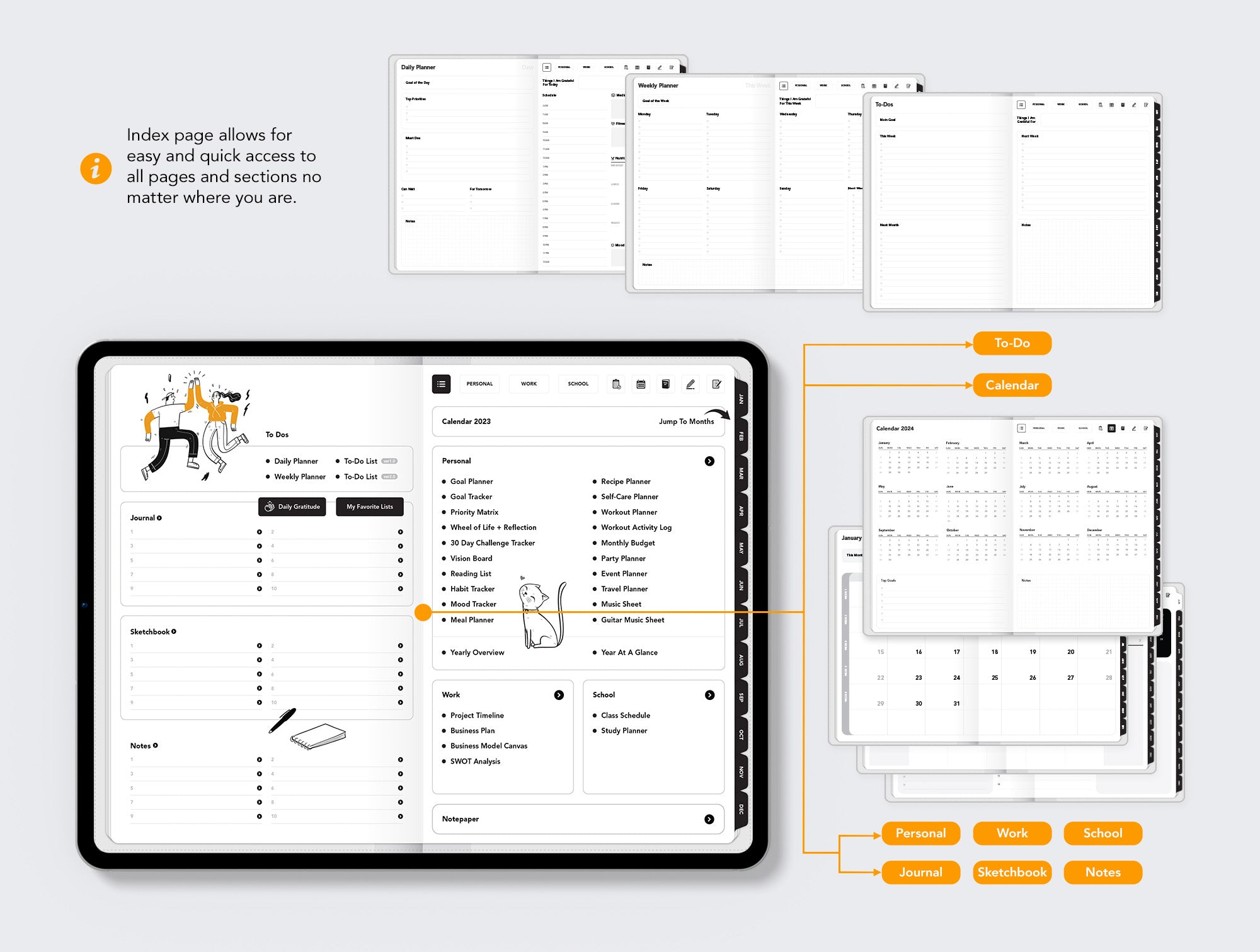 Life+ Undated Digital Planner