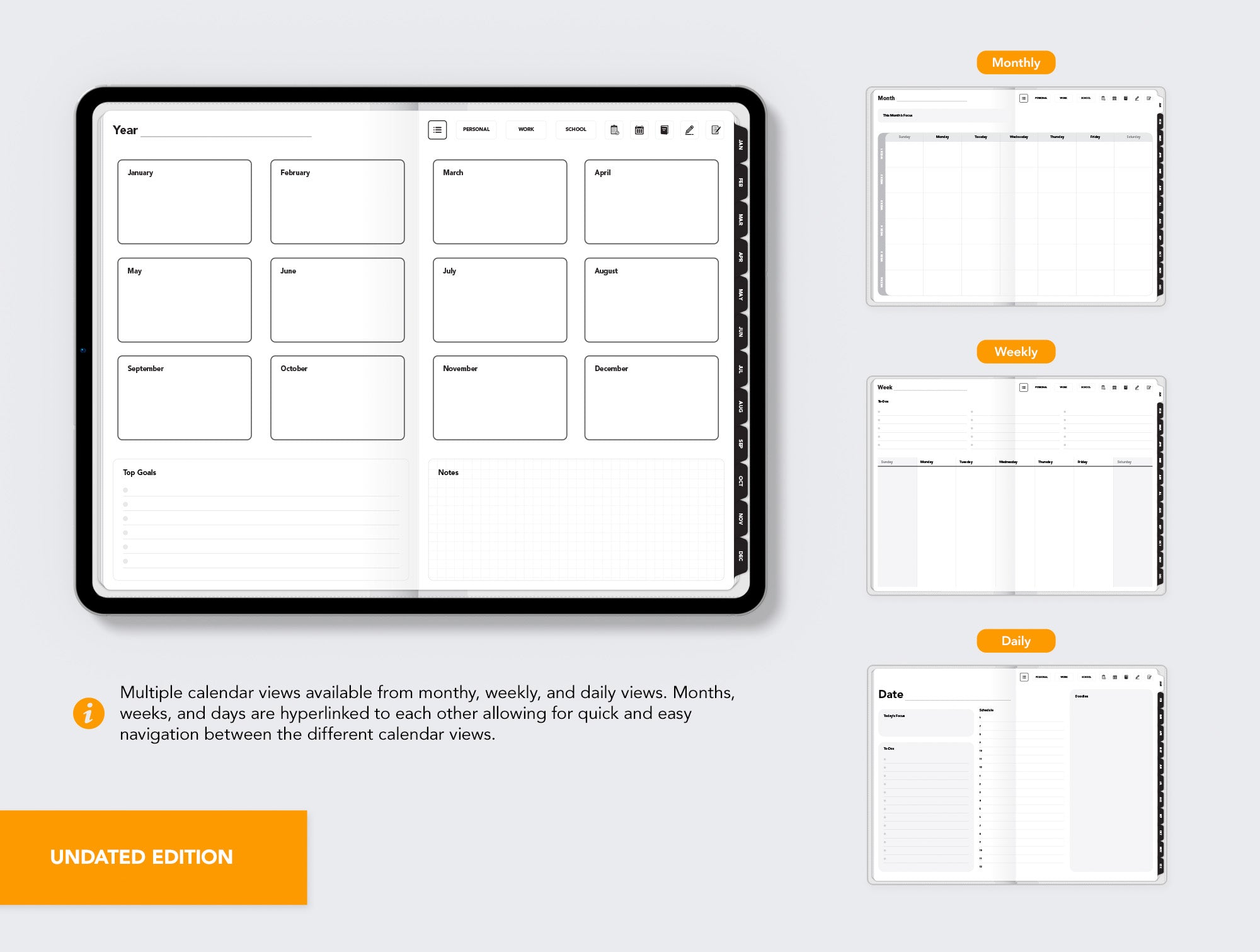 Life+ Undated Digital Planner