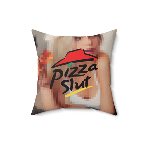 Pizza Slut Throw Pillow