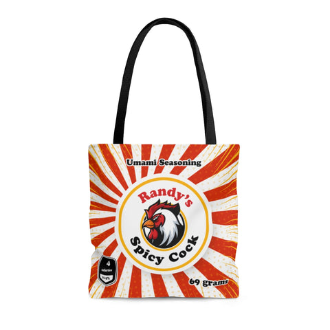 Randy's Spicy Cock Saffron Tote Bag