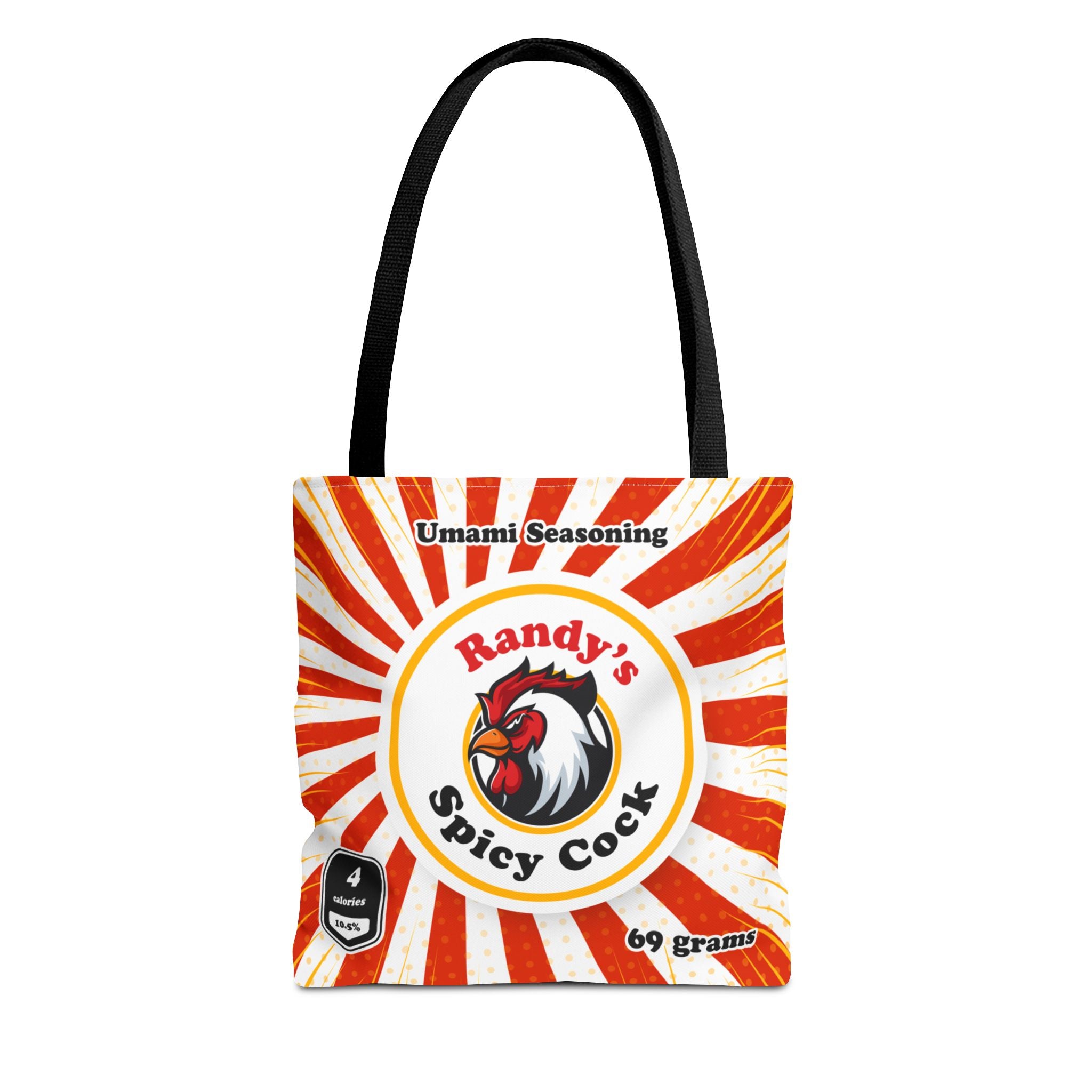 Randy's Spicy Cock Saffron Tote Bag