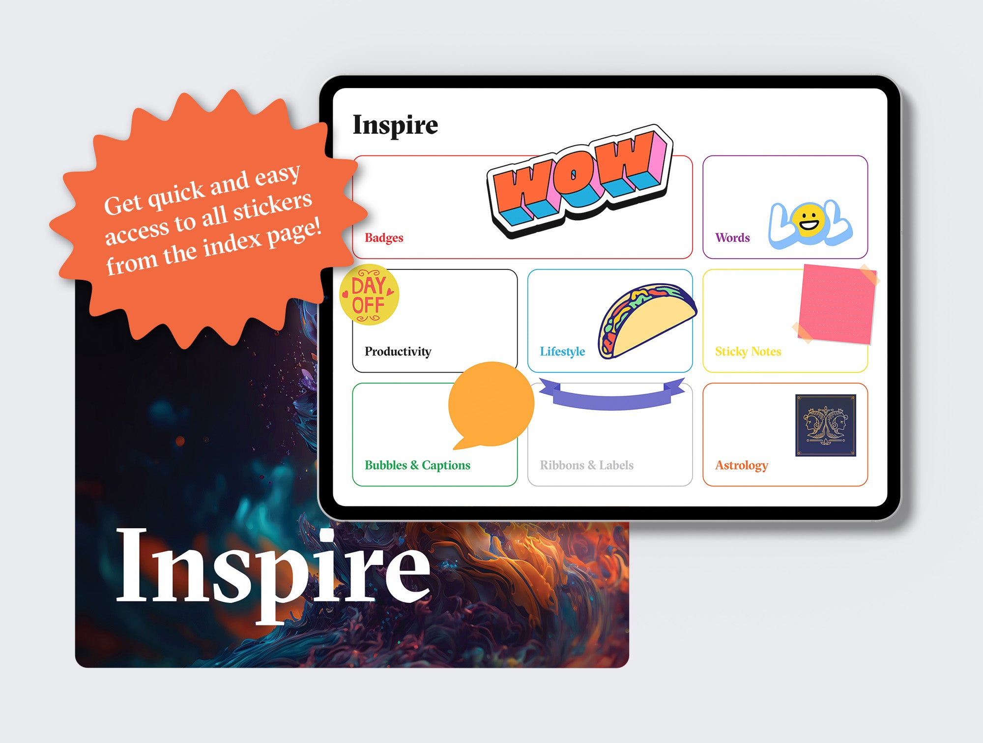 Inspire Digital Sticker Book