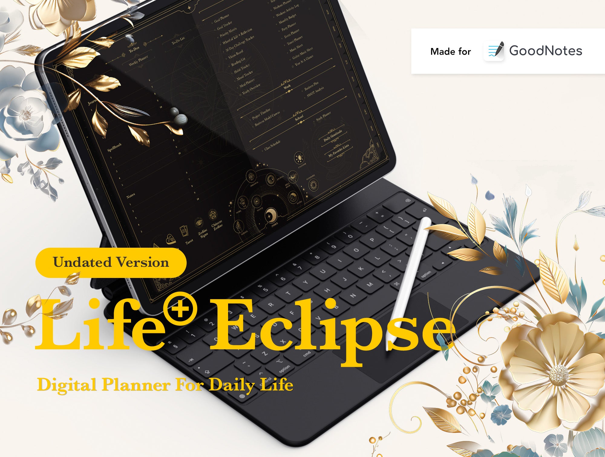 Life+ Eclipse Undated Digital Planner