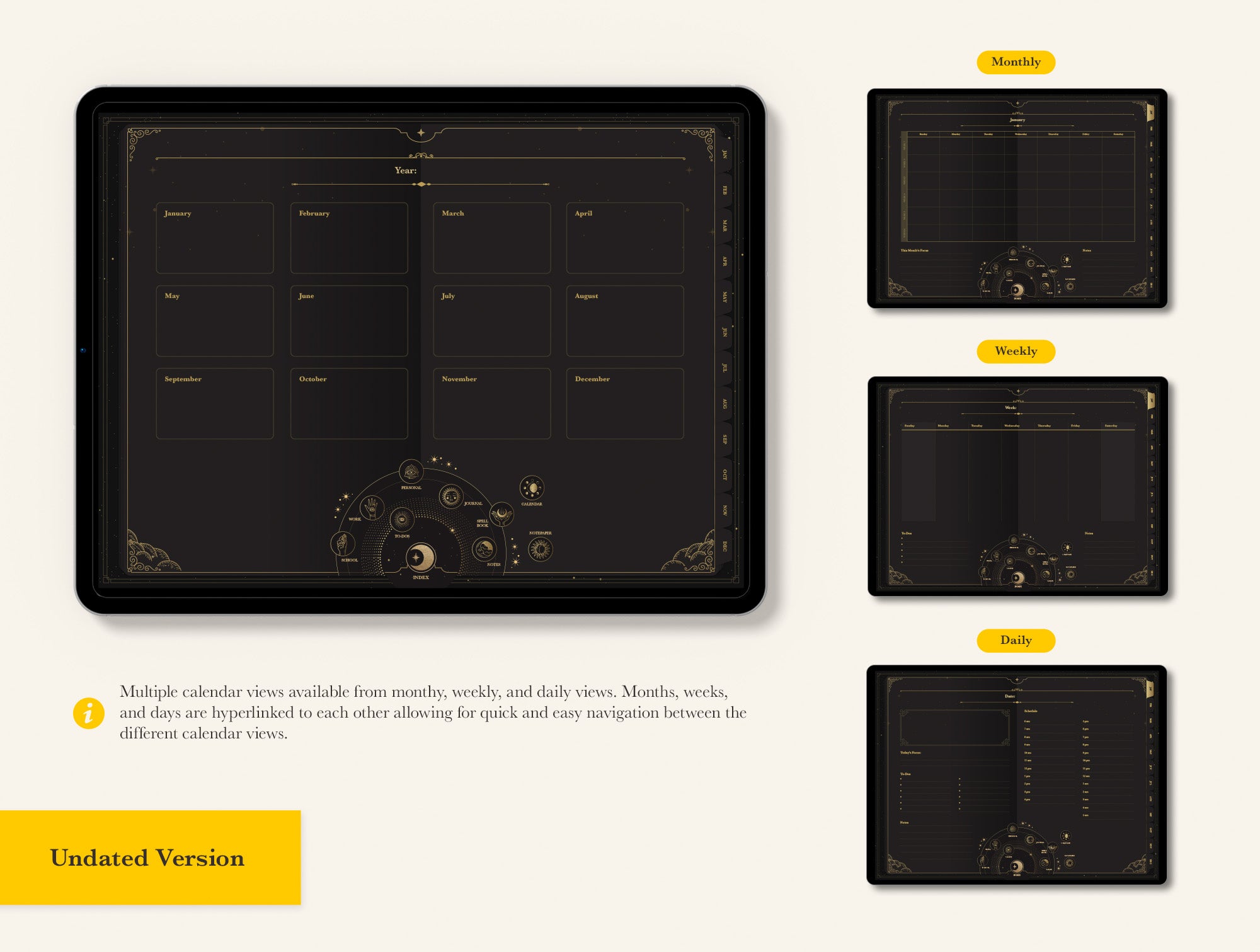 Life+ Eclipse Undated Digital Planner