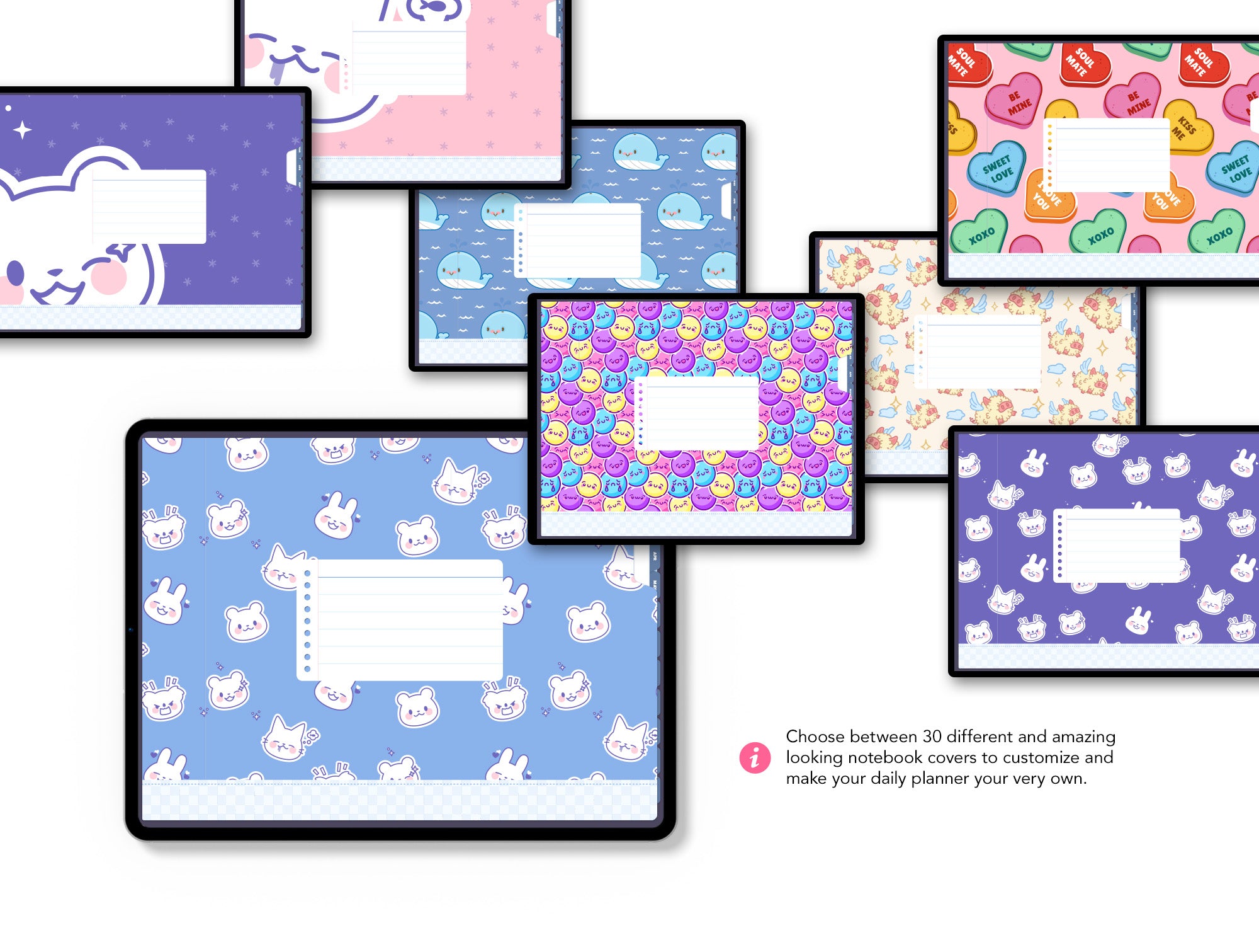 Life+ Kawaii Undated Digital Planner