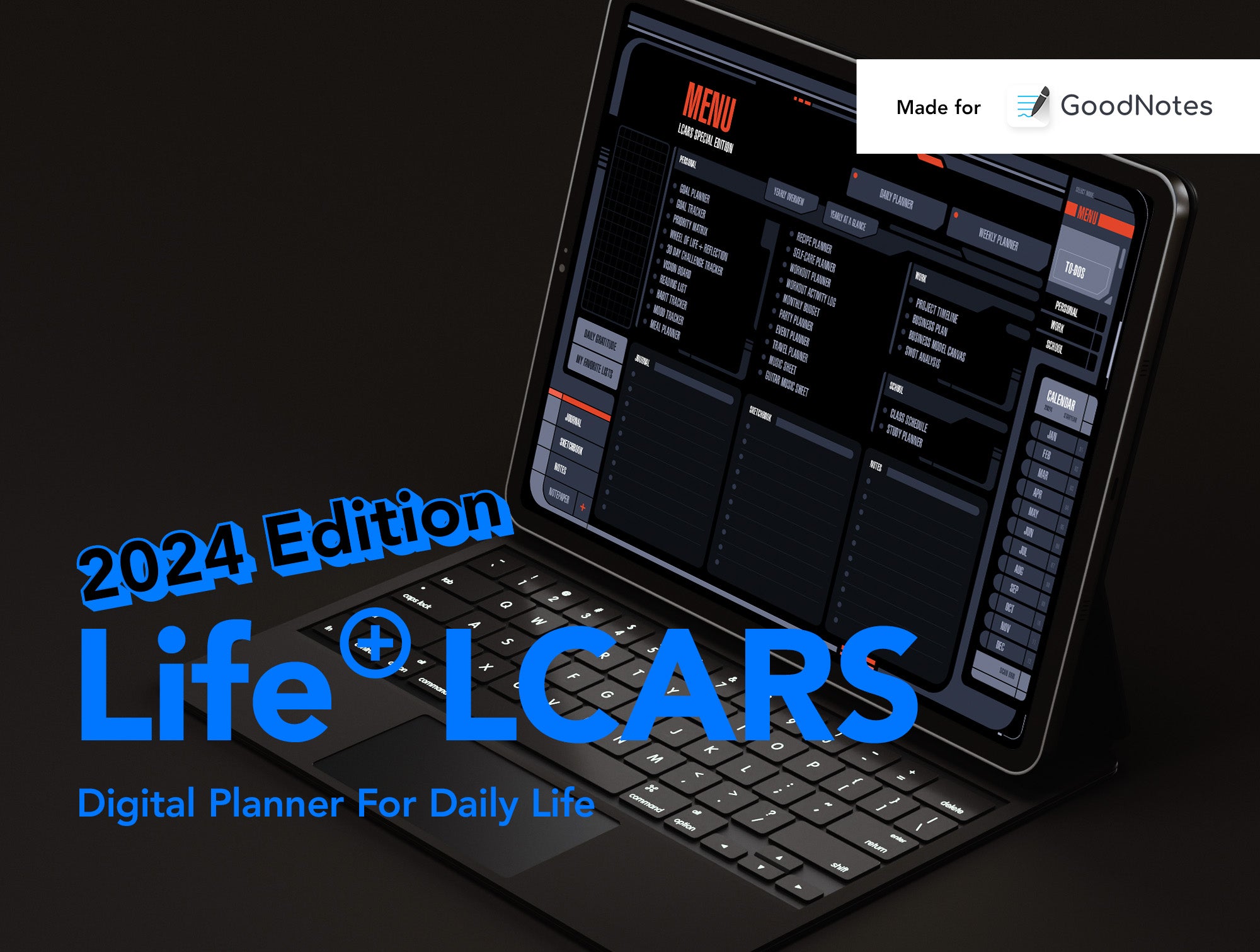 Life+ LCARS 2024 Digital Planner