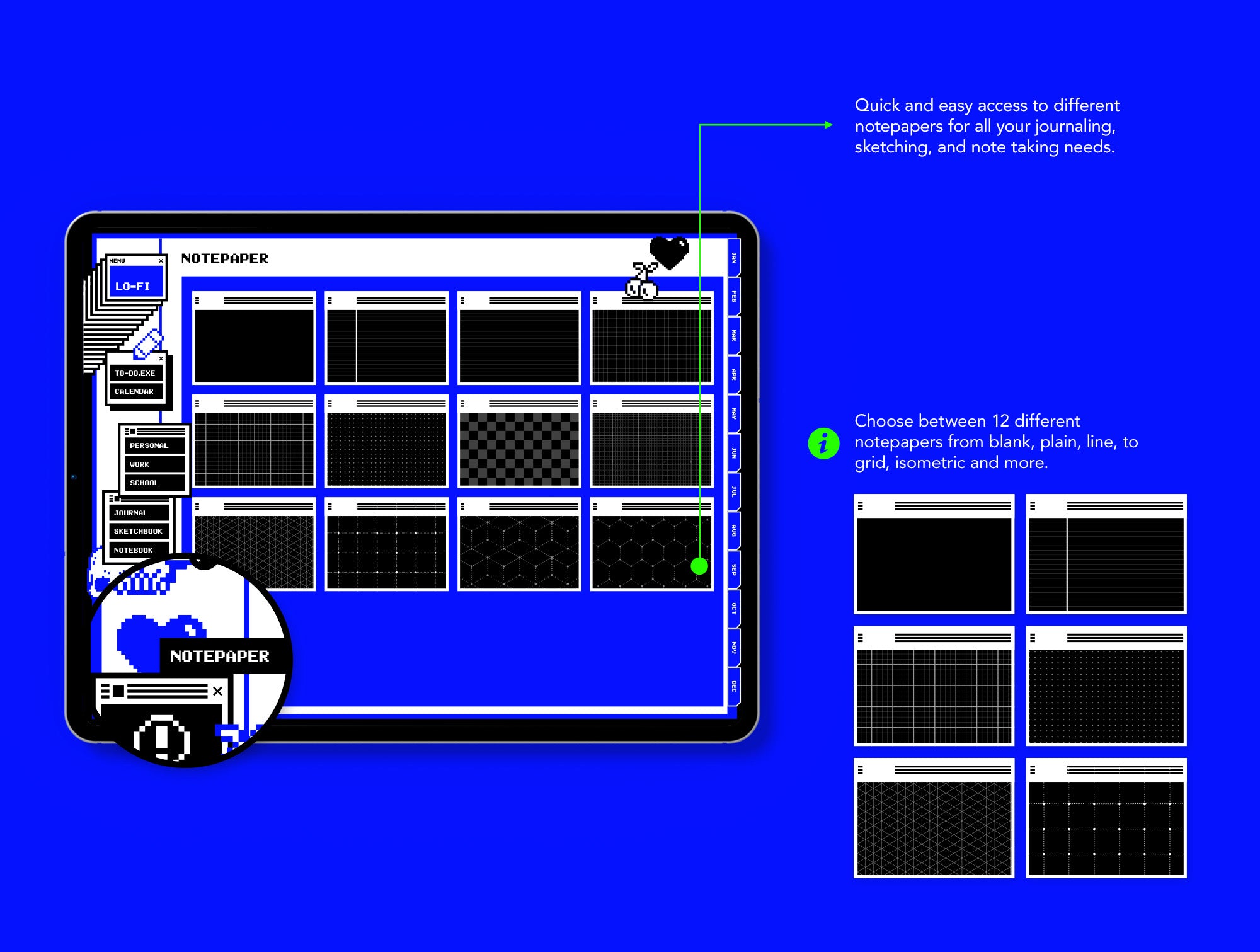 Life+ Lo-fi Undated Digital Planner