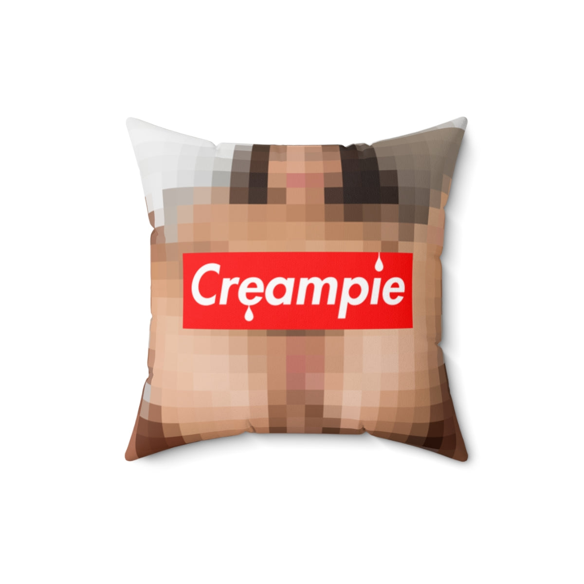 Creampie Throw Pillow