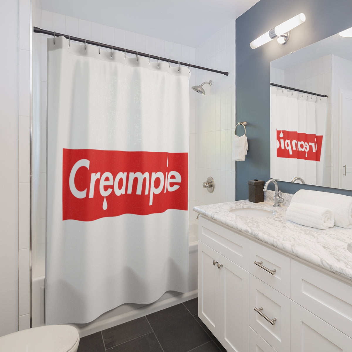 Creampie Shower Curtains