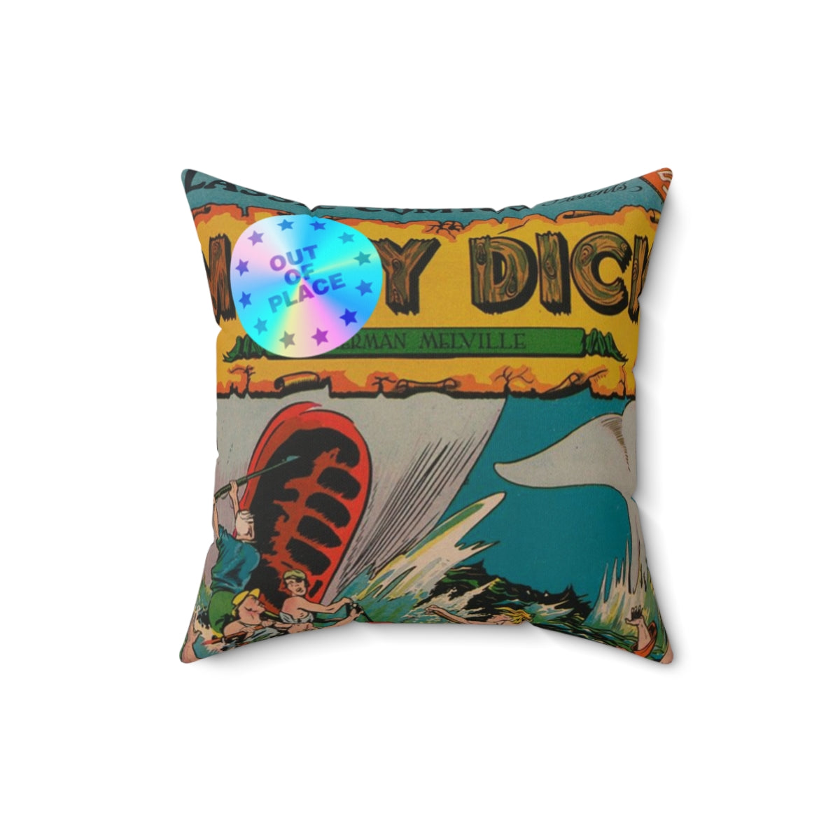 Moby Dick Throw Pillow