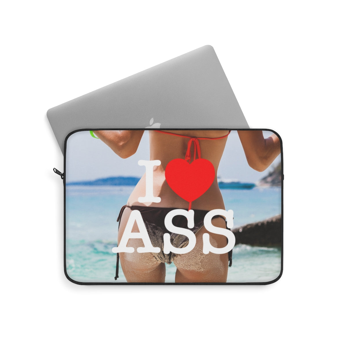I Love Ass Laptop Sleeve