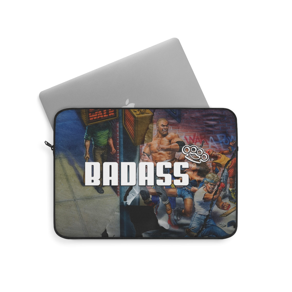 Streets of Badass Rage Laptop Sleeve