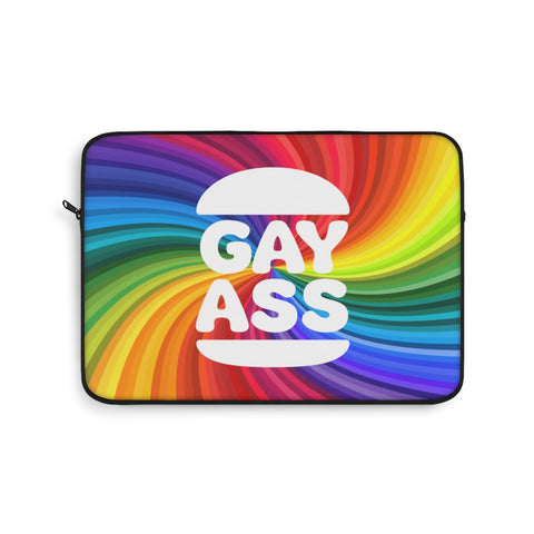 Gayass Rainbow Laptop Sleeve